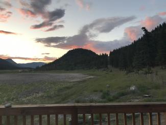 Evening Sunet in the Valley