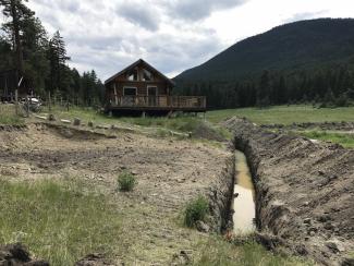 Hitting Water from the creek