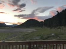 Evening Sunet in the Valley